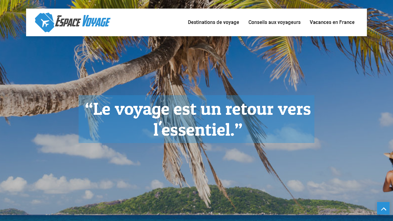 Capture d'écran de http://www.espace-voyage.fr/